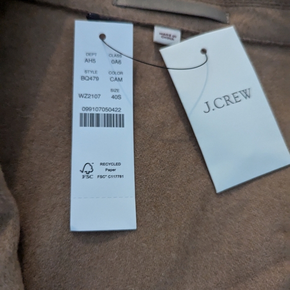 NWT Wallace & Barnes chore blazer in Italian camel hair - size 40S - Picture 3 of 16